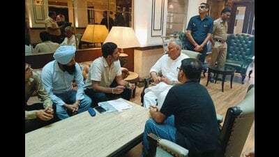A representation has been given to Jakhar regarding their demands. (HT photo)