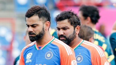 India's captain Rohit Sharma and teammate Virat Kohli during the Super 8 Group 1 match against Australia (ANI) India's captain Rohit Sharma and teammate Virat Kohli during the Super 8 Group 1 match against Australia (ANI)