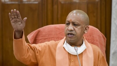Chief minister Yogi Adityanath slammed the Samajwadi Party for calling Sengol 'Raja ka danda' (HT FILE) Chief minister Yogi Adityanath slammed the Samajwadi Party for calling Sengol 'Raja ka danda' (HT FILE)