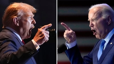 8 crucial points expected to be addressed at the Biden Vs Trump presidential debate (AP Photo) (AP) 8 crucial points expected to be addressed at the Biden Vs Trump presidential debate (AP Photo) (AP)