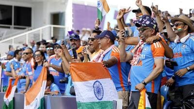 Indian fans during the T20 World Cup. (ANI) Indian fans during the T20 World Cup. (ANI)