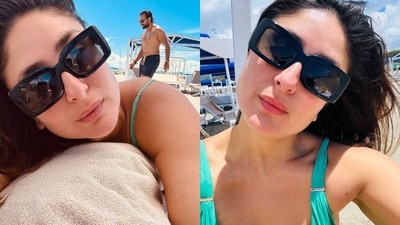 Kareena Kapoor is vacationing with Saif Ali Khan in London. Kareena Kapoor is vacationing with Saif Ali Khan in London.