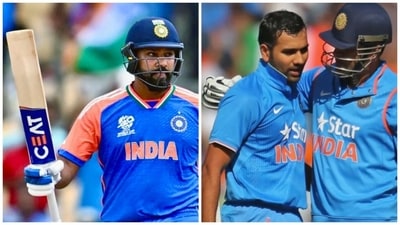 Rohit Sharma earlier credited MS Dhoni for changing his career (ANI-Getty Images)