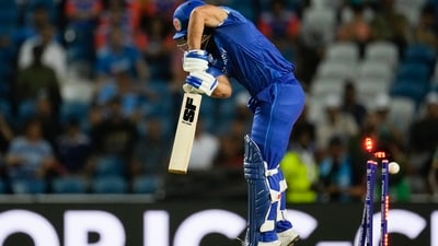 Initially, Afghanistan were bowled out for 56 runs in 11.5 overs. (PTI) Initially, Afghanistan were bowled out for 56 runs in 11.5 overs. (PTI)