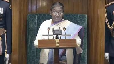 President Droupadi Murmu addressed the 18th Lok Sabha on Thursday (File Photo) President Droupadi Murmu addressed the 18th Lok Sabha on Thursday (File Photo)