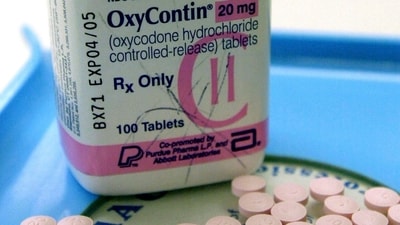 FILE - This July 19, 2001 file photo shows OxyContin tablets at a pharmacy in Montpelier, Vt. The Supreme Court on Thursday, June 27, 2024, rejected a nationwide settlement with OxyContin maker Purdue Pharma that would have shielded members of the Sackler family who own the company from civil lawsuits over the toll of opioids but also would have provided billions of dollars to combat the opioid epidemic. (AP Photo/Toby Talbot, File) (AP)