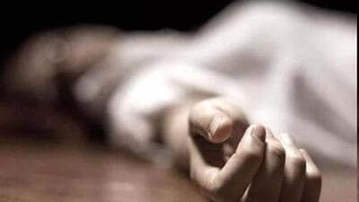 The incident when the deceased and her husband were taking photographs along the Parvati river near Manikaran. (HT File)