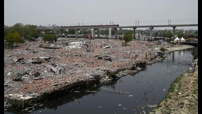 The initiative includes making the Kukrail river pollution-free from its origin in Asti village to its confluence with the Gomti. The LDA has been tasked with preparing a detailed project report (DPR) to guide the revitalisation efforts. (HT Photo) The initiative includes making the Kukrail river pollution-free from its origin in Asti village to its confluence with the Gomti. The LDA has been tasked with preparing a detailed project report (DPR) to guide the revitalisation efforts. (HT Photo)