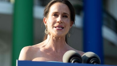 Ashley Biden was brutally slammed for mispronouncing LGBTQ during her Pride speech at the White House (AFP) Ashley Biden was brutally slammed for mispronouncing LGBTQ during her Pride speech at the White House (AFP)