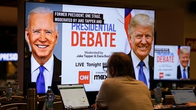 Joe Biden-Donald Trump debate: ‘Protecting democracy’ and Jan 6 riot most crucial points to watch out for (REUTERS/Marco Bello) (REUTERS)