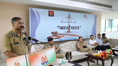 Uttar Pradesh DGP Prashant Kumar at a session on the three new criminal laws. (Deepak Gupta/HT Photo) Uttar Pradesh DGP Prashant Kumar at a session on the three new criminal laws. (Deepak Gupta/HT Photo)
