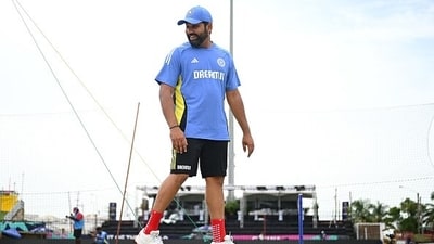 Rohit Sharma's Indian team has no reason to worry if the England semifinal is washed out (Getty) Rohit Sharma's Indian team has no reason to worry if the England semifinal is washed out (Getty)