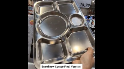 Snapshot of the Indian thali at Canadian Costco. (Instagram/@costcomarkhameast) Snapshot of the Indian thali at Canadian Costco. (Instagram/@costcomarkhameast)