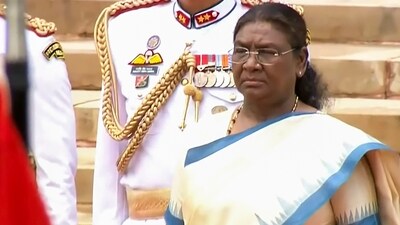 The India-Middle East-Europe Economic Corridor will prove to be one of the "biggest game-changers" of the 21st century, President Droupadi Murmu said in Parliament on Thursday. (PTI ) The India-Middle East-Europe Economic Corridor will prove to be one of the "biggest game-changers" of the 21st century, President Droupadi Murmu said in Parliament on Thursday. (PTI )