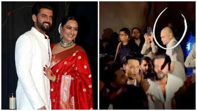 Sonakshi Sinha and Zaheer Iqbal's wedding was made extra special by a man with superior dance moves. Sonakshi Sinha and Zaheer Iqbal's wedding was made extra special by a man with superior dance moves.