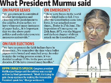 What President Draupadi Murmu said? What President Draupadi Murmu said?