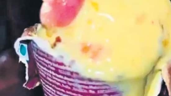A 26-year-old doctor from Malad West alleged that he found a severed human finger in his ice cream