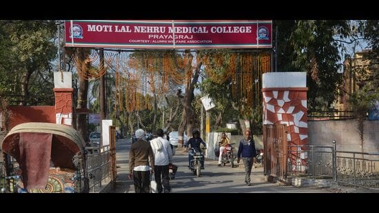MLN Medical College in Prayagraj (HT File)