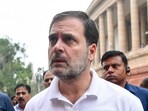 Congress MP Rahul Gandhi at the Parliament during the 5th day of the 18th Lok Sabha session. Congress MP Rahul Gandhi at the Parliament during the 5th day of the 18th Lok Sabha session.