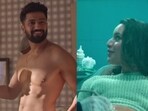 Vicky, Triptii and Ammy in Bad Newz trailer