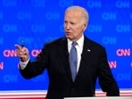 President Joe Biden mocks Donald Trump's drug claims with 'Dark Brandon' meme (AP Photo/Gerald Herbert)