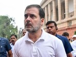 Congress MP Rahul Gandhi at the Parliament during the 5th day of the 18th Lok Sabha session. Congress MP Rahul Gandhi at the Parliament during the 5th day of the 18th Lok Sabha session.