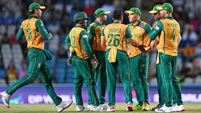 South Africa face India in the T20 World Cup final. (AFP)