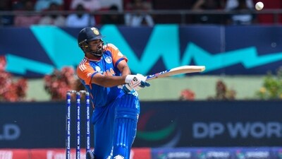 India's captain Rohit Sharma hits a four. (AFP) India's captain Rohit Sharma hits a four. (AFP)