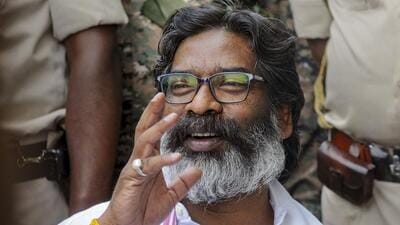 Former Jharkhand chief minister Hemant Soren. (PTI Photo) Former Jharkhand chief minister Hemant Soren. (PTI Photo)