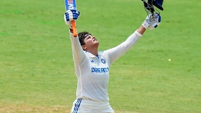 Shafali Verma celebrates during a one-off Test match between India and South Africa, at the MA Chidambaram Stadium (PTI) Shafali Verma celebrates during a one-off Test match between India and South Africa, at the MA Chidambaram Stadium (PTI)