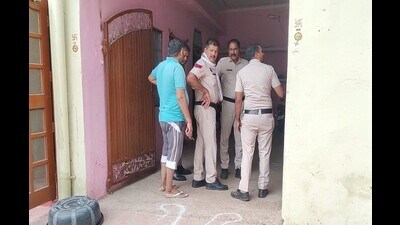 Police at the crime spot in Charkhi Dadri’s Ghasola village in Haryana on Friday morning. (HT Photo) Police at the crime spot in Charkhi Dadri’s Ghasola village in Haryana on Friday morning. (HT Photo)