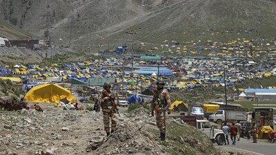 Comprehensive arrangements, including three-tier security, area dominations, elaborate route deployment and checkpoints, have been made to ensure a smooth yatra, said a senior official (PTI) Comprehensive arrangements, including three-tier security, area dominations, elaborate route deployment and checkpoints, have been made to ensure a smooth yatra, said a senior official (PTI)