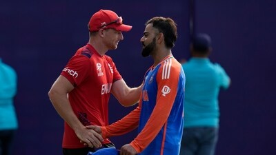India's Virat Kohli, right, shake hands with England's captain Jos Buttler at the end of the ICC Men's T20 World Cup second semifinal (AP) India's Virat Kohli, right, shake hands with England's captain Jos Buttler at the end of the ICC Men's T20 World Cup second semifinal (AP)