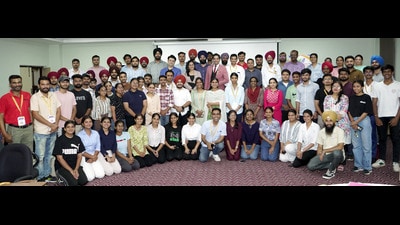 The Veterinary and Livestock Innovation and Incubation Foundation (VLIIF) of the varsity organised the two-day-long event in collaboration with Start-up Punjab, a state government initiative. (HT Photo) The Veterinary and Livestock Innovation and Incubation Foundation (VLIIF) of the varsity organised the two-day-long event in collaboration with Start-up Punjab, a state government initiative. (HT Photo)
