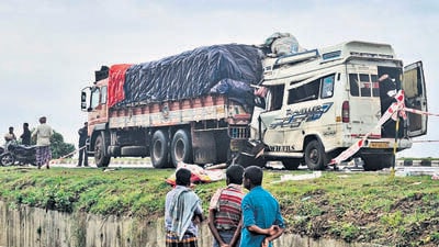 The van was ferrying 17 people when the accident occurred.