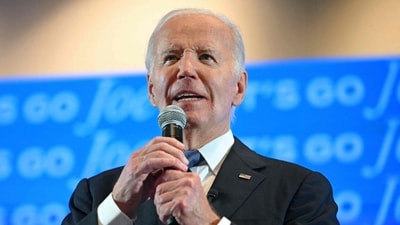 NYT columnist, Biden's close friend, says president's debate performance made him ‘weep’ (Photo by Mandel NGAN / AFP) (AFP) NYT columnist, Biden's close friend, says president's debate performance made him ‘weep’ (Photo by Mandel NGAN / AFP) (AFP)