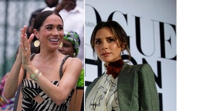 Victoria Beckham gave Meghan Markle ‘coat, dress, boots and a handbag worth £6,000’ before feud (AP Photo/Sunday Alamba, REUTERS/Gonzalo Fuentes) Victoria Beckham gave Meghan Markle ‘coat, dress, boots and a handbag worth £6,000’ before feud (AP Photo/Sunday Alamba, REUTERS/Gonzalo Fuentes)