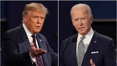 Joe Biden would turn 86-year-old at the end of his second presidency, and Donald Trump would be 82. (AP Photo) Joe Biden would turn 86-year-old at the end of his second presidency, and Donald Trump would be 82. (AP Photo)