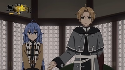 Mushoku Tensei: Jobless Reincarnation Season 2 finale will air on Sunday, June 30. The isekai anime adaptation is streaming on Crunchyroll. (Studio Bind) Mushoku Tensei: Jobless Reincarnation Season 2 finale will air on Sunday, June 30. The isekai anime adaptation is streaming on Crunchyroll. (Studio Bind)