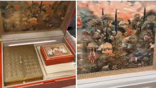 An artwork depicting Lord Vishnu's celestial abode, Baikunth. (ANI) An artwork depicting Lord Vishnu's celestial abode, Baikunth. (ANI)