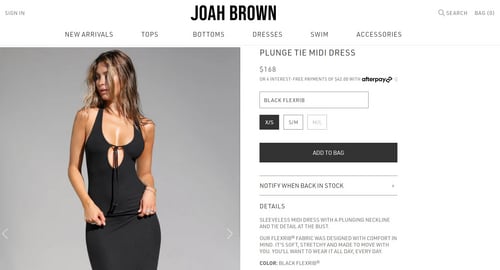 Priyanka Chopra's dress is from Joah Brown and costs ₹14,022. (https://www.joahbrown.com/) Priyanka Chopra's dress is from Joah Brown and costs ₹14,022. (https://www.joahbrown.com/)