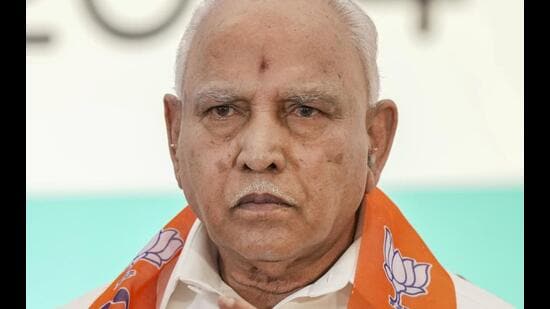 Former Karnataka chief minister BS Yediyurappa. (PTI)