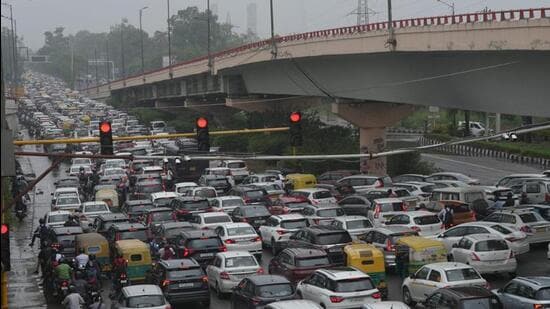 The IMD is yet to declare the onset of the southwest monsoon over Delhi, despite Friday’s downpour. (PTI photo)