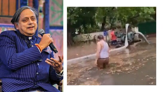 Shashi Tharoor recounts flooded home in Delhi,