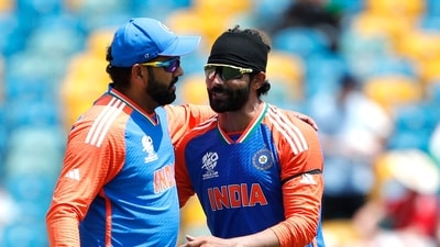 India's Rohit Sharma (c) and Ravindra Jadeja during the ICC Mens T20 World Cup 2024 (Surjeet Yadav) India's Rohit Sharma (c) and Ravindra Jadeja during the ICC Mens T20 World Cup 2024 (Surjeet Yadav)