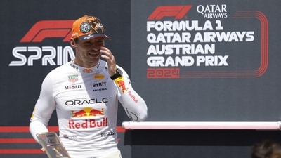 Red Bull Racing's Dutch driver Max Verstappen celebrates (AFP) Red Bull Racing's Dutch driver Max Verstappen celebrates (AFP)
