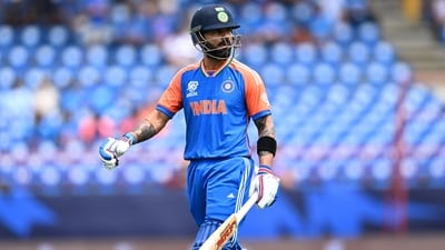 India's Virat Kohli during the ongoing T20 World Cup 2024. (AFP) India's Virat Kohli during the ongoing T20 World Cup 2024. (AFP)