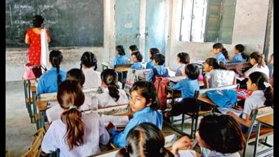 For the 396 advertised posts of junior basic training (JBT) teachers, 25,117 applicants appeared for the exam. (HT file photo for representation)