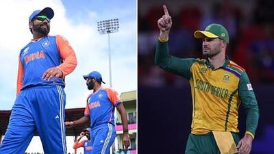India will take on South Africa in the final of the ICC Men’s T20 World Cup on Saturday India will take on South Africa in the final of the ICC Men’s T20 World Cup on Saturday