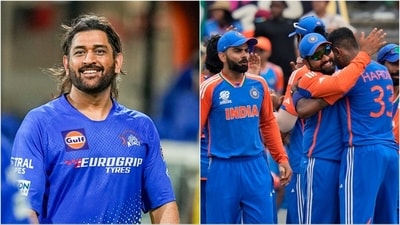 MS Dhoni congratulates Team India after T20 World Cup final win over South Africa (Files) MS Dhoni congratulates Team India after T20 World Cup final win over South Africa (Files)